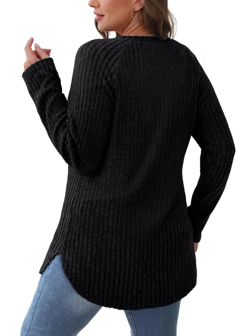 Round Neck Raglan Sleeve T-shirt (8)