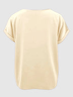 Round Neck Short Sleeve T-shirt (33)