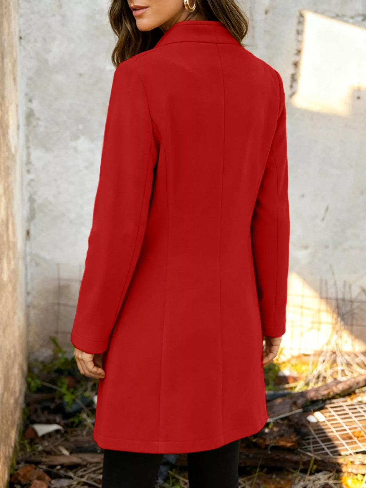 Button-down Longline Outerwear (23)
