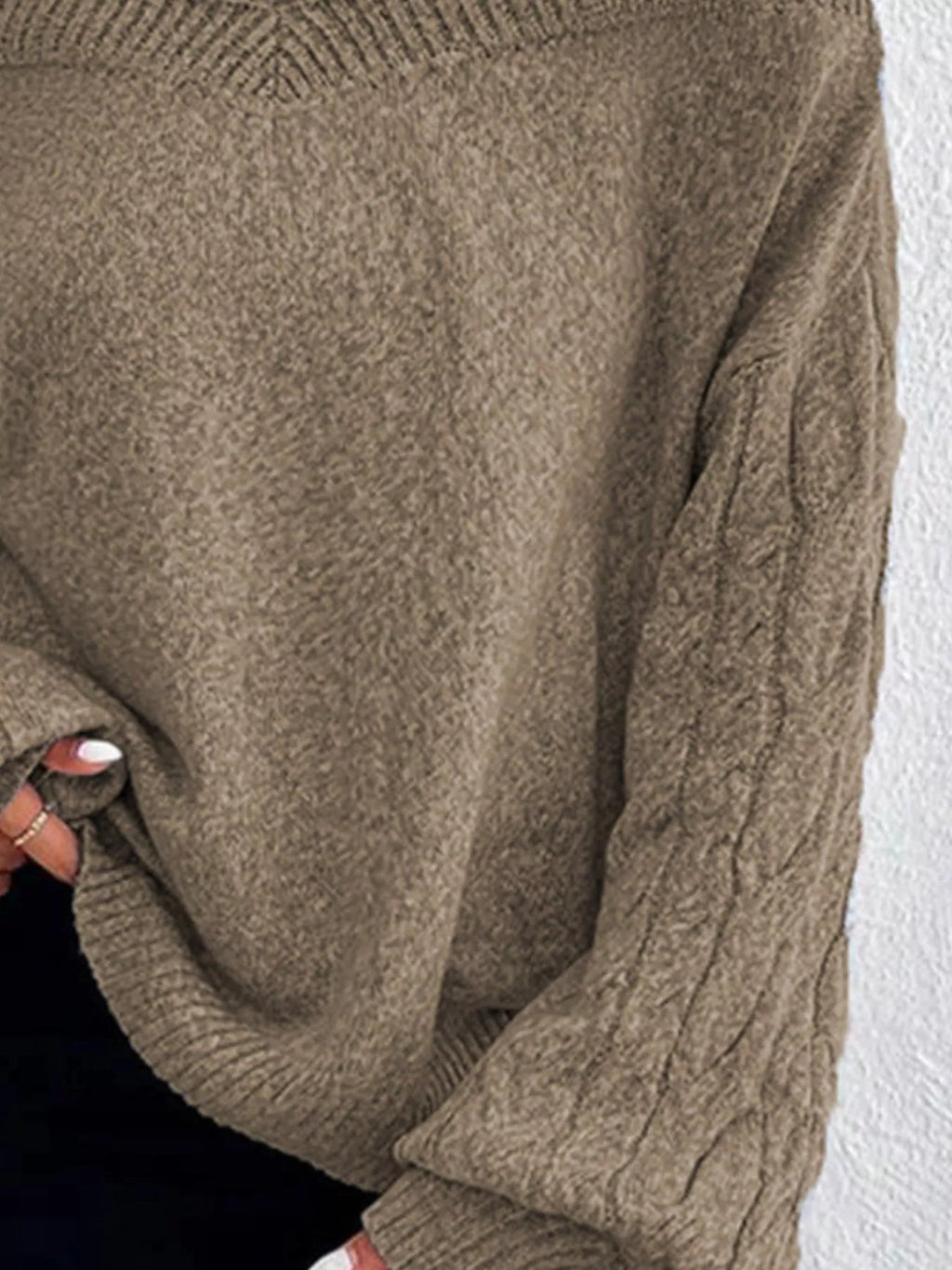 Cold Shoulder Turtleneck Sweater (12)