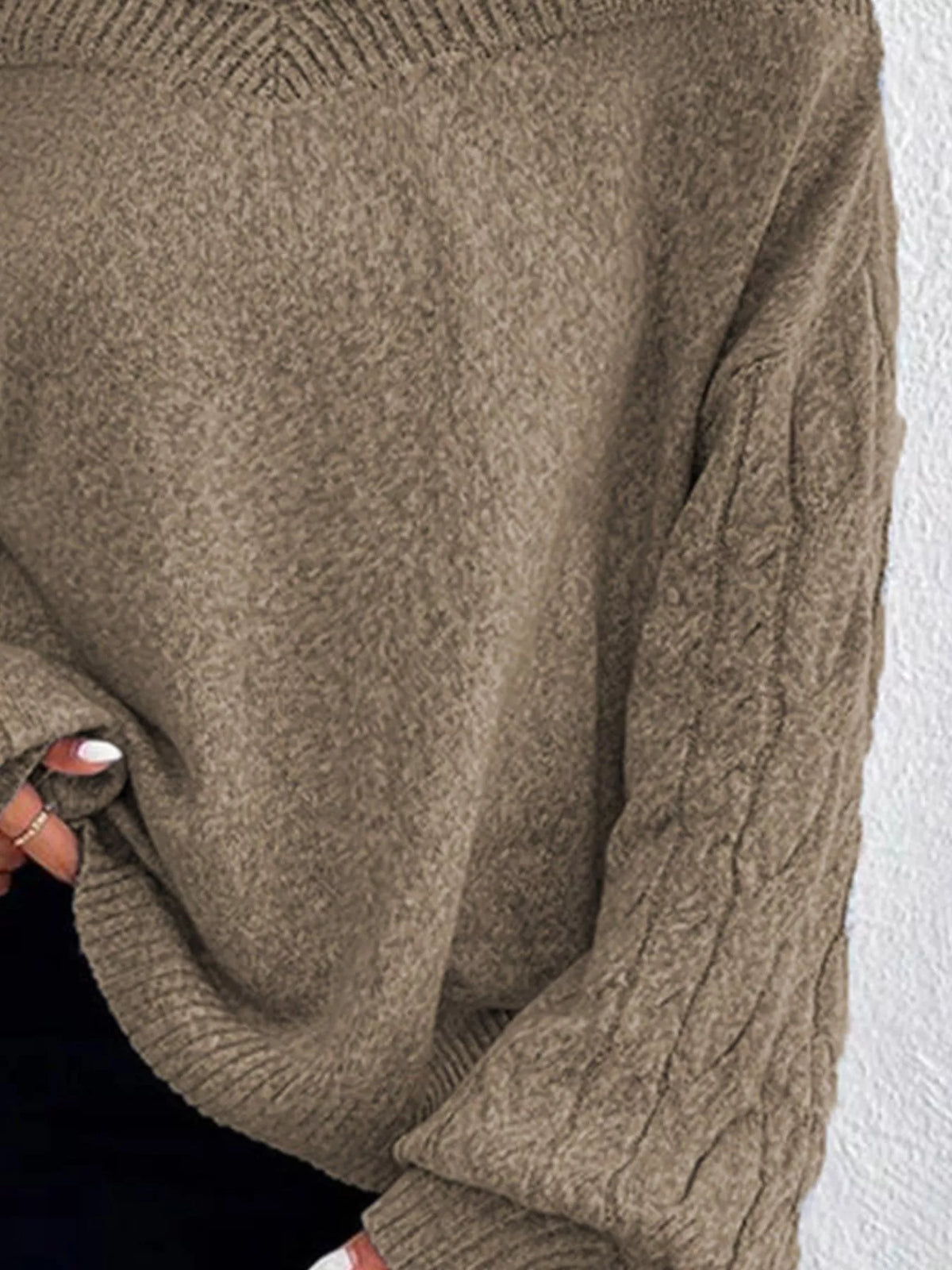 Cold Shoulder Turtleneck Sweater (12)