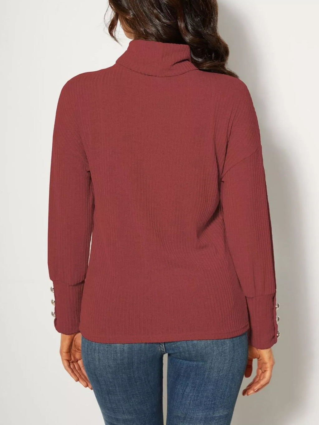 Ribbed Knit Turtleneck Sweater (12)