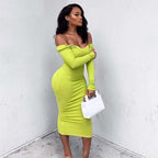 Cotton Ribbed Maxi Dress photo 3