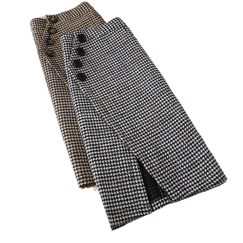 Houndstooth Midi Skirt photo 5