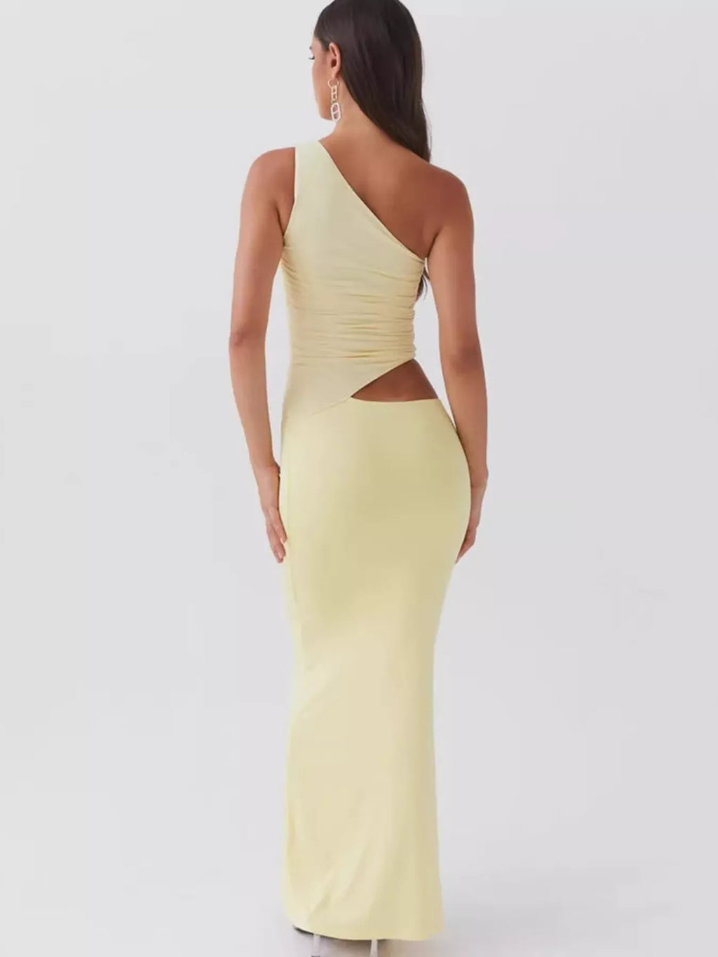 Full Size One-shoulder Top Maxi Skirt Set Plus (2)