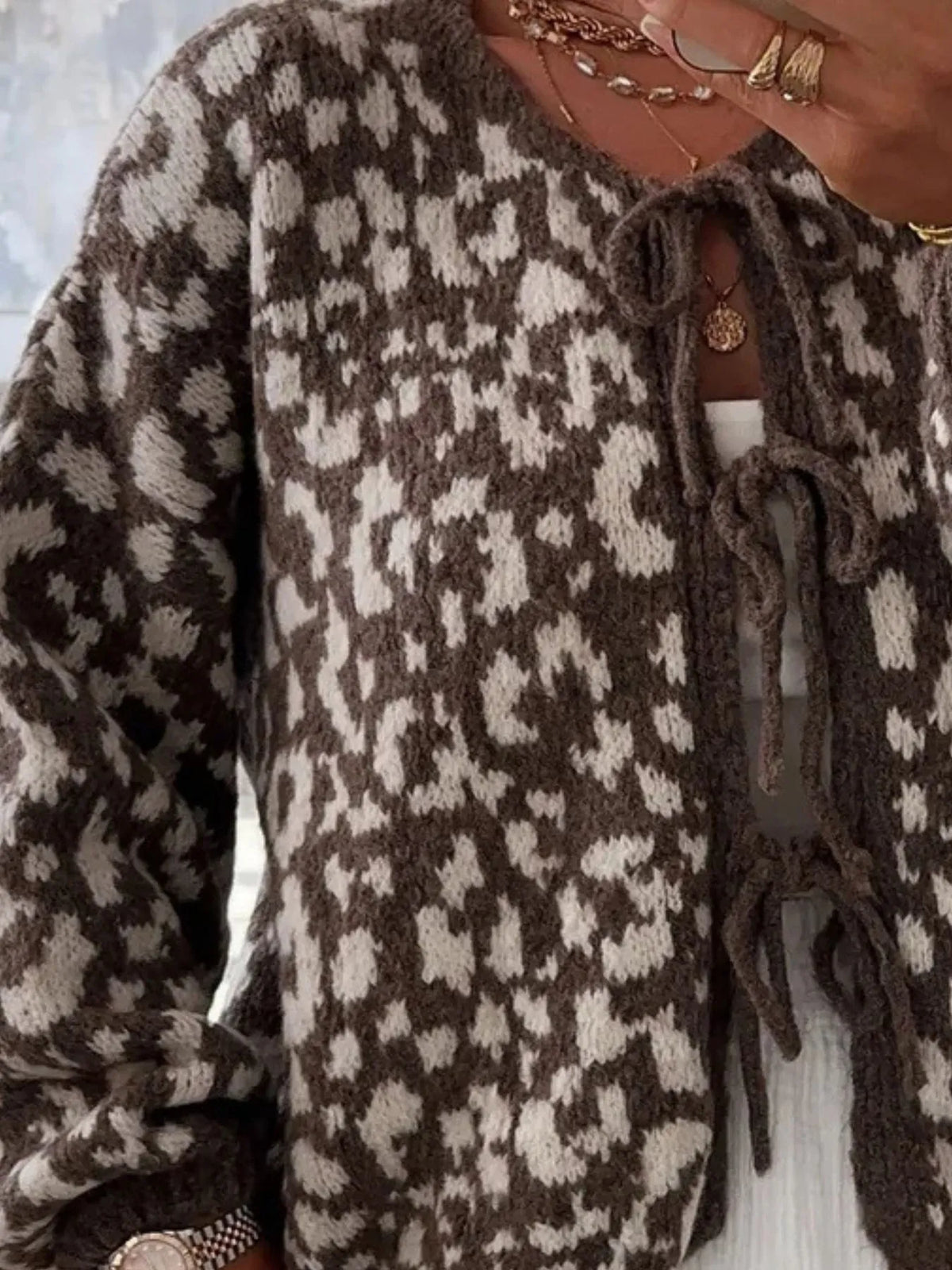 Leopard Tie Front Cardigan (35)