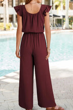 Ruffled Cap Sleeve Wide Leg Jumpsuit (25)