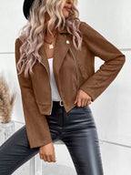 Zip Up Cropped Jacket (10)
