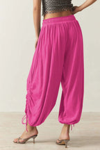 Drawstring Ruched Pants (21)