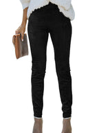 European American Simple Versatile Faux Fur Cropped Trousers photo 8