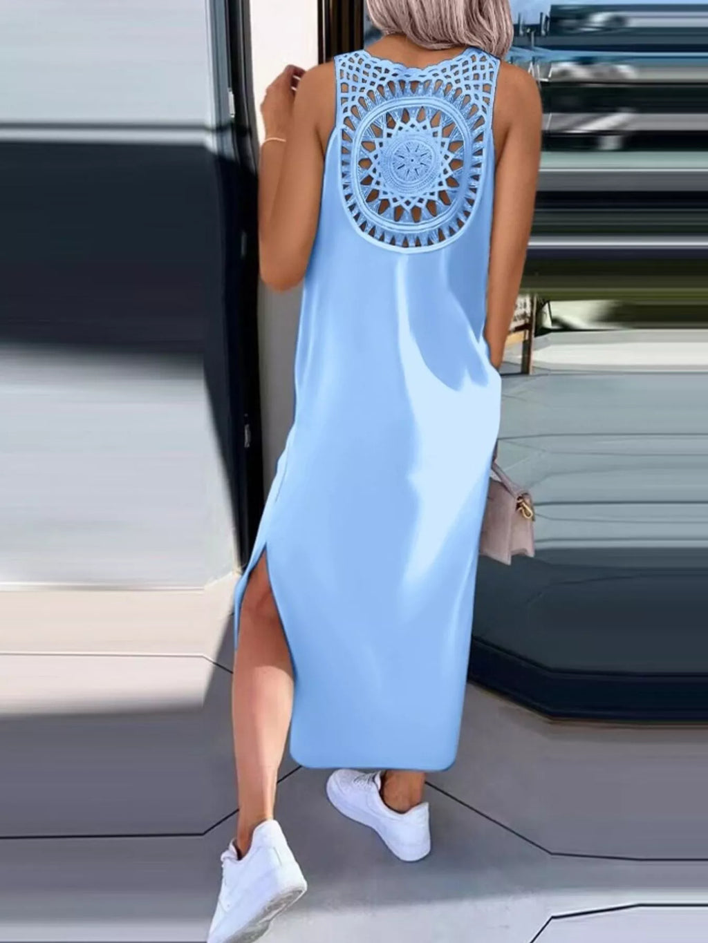 Side Slit Sleeveless Maxi Dress (12)