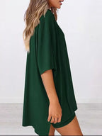 Full Size Half Sleeve T-shirt Shorts Set Plus (18)