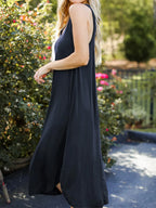 Full Size V-neck Midi Tank Dress (9)