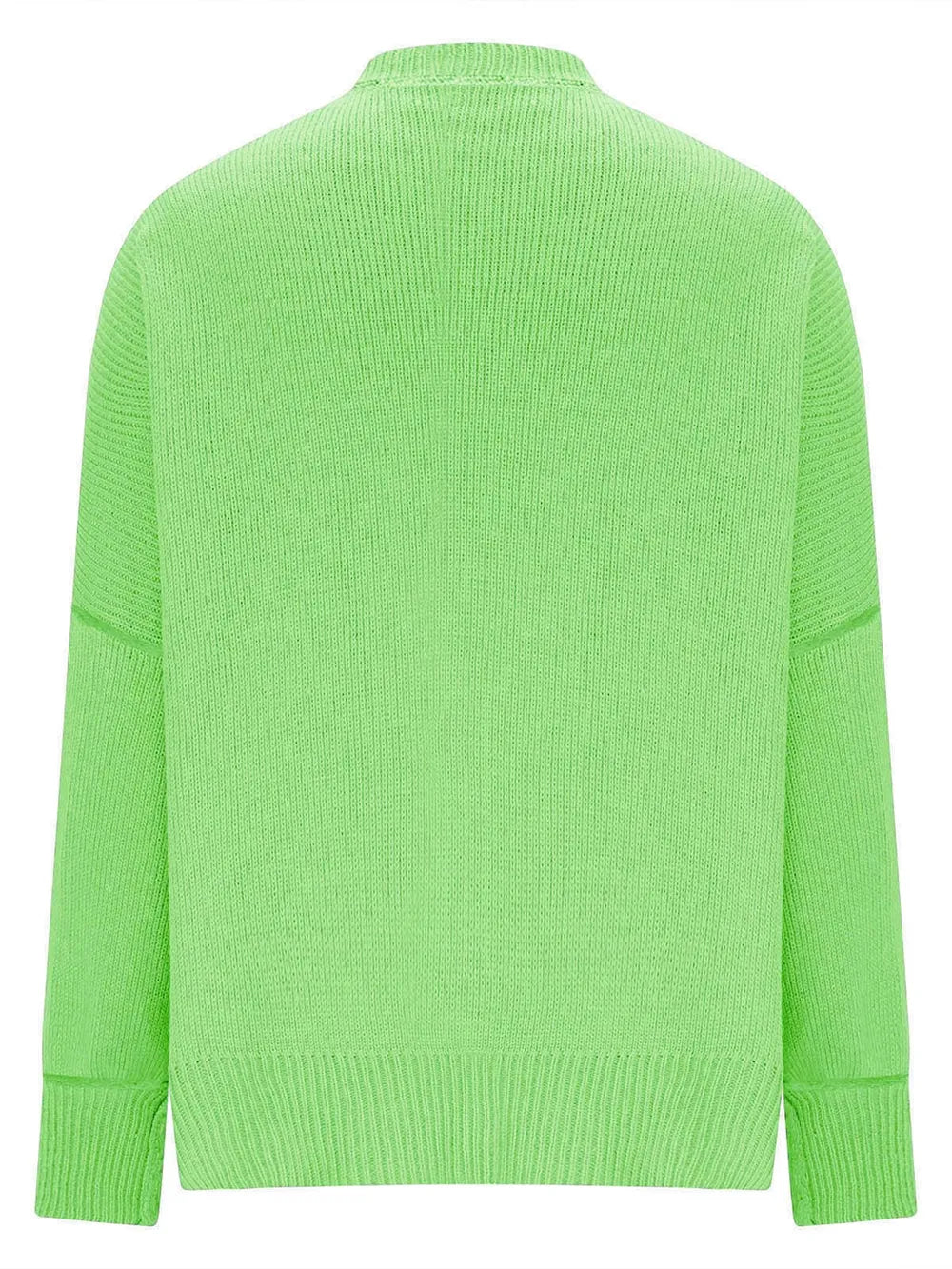 Round Neck Long Sleeve Sweater (34)