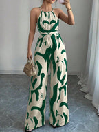 Abstract Print Sleeveless Wide Leg Jumpsuit (11)