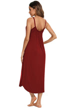 V-neck Midi Lounge Dress (20)