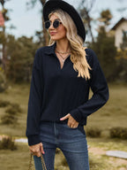 Johnny Collar Long Sleeve Top (15)