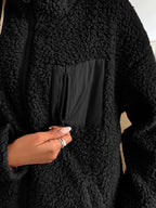 Zip Up Long Sleeve Fuzzy Jacket (24)