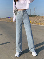 Wide Leg Jeans Bottom Baggy Denim Pants Trousers photo 3