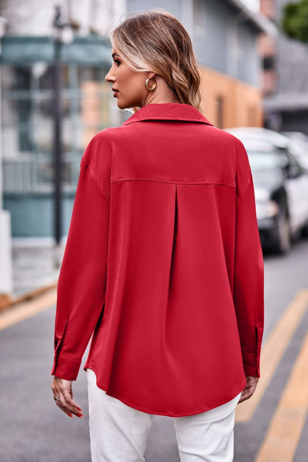 Dropped Shoulder Longline Shirt Pockets (12)