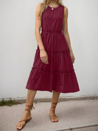 Frill Tiered Midi Dress (19)