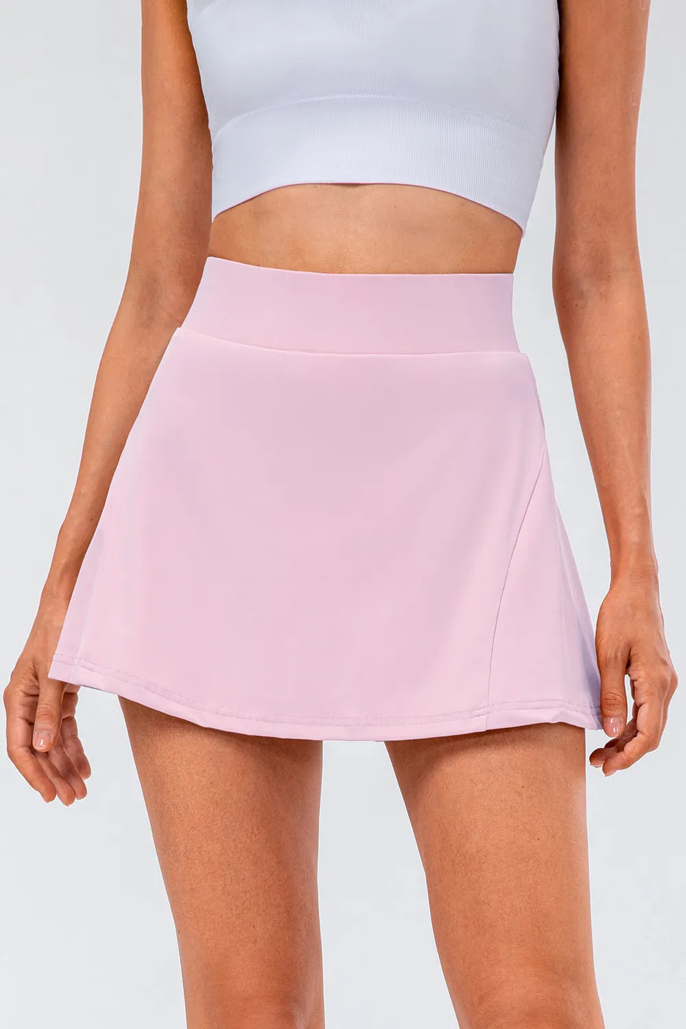High Waist Pleated Active Skirt (20)