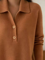 Ribbed Knit Button Detail Sweater (9)