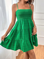Smocked Tiered Cami Dress (11)