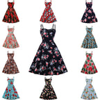 Original Dress Stand-alone Printed Floral Suspender Skirt photo 2