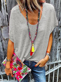 Full Size Scoop Neck Short Sleeve T-shirt
