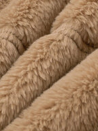 Full Size Faux Fur Cropped Zip-up Jacket Plus (5)