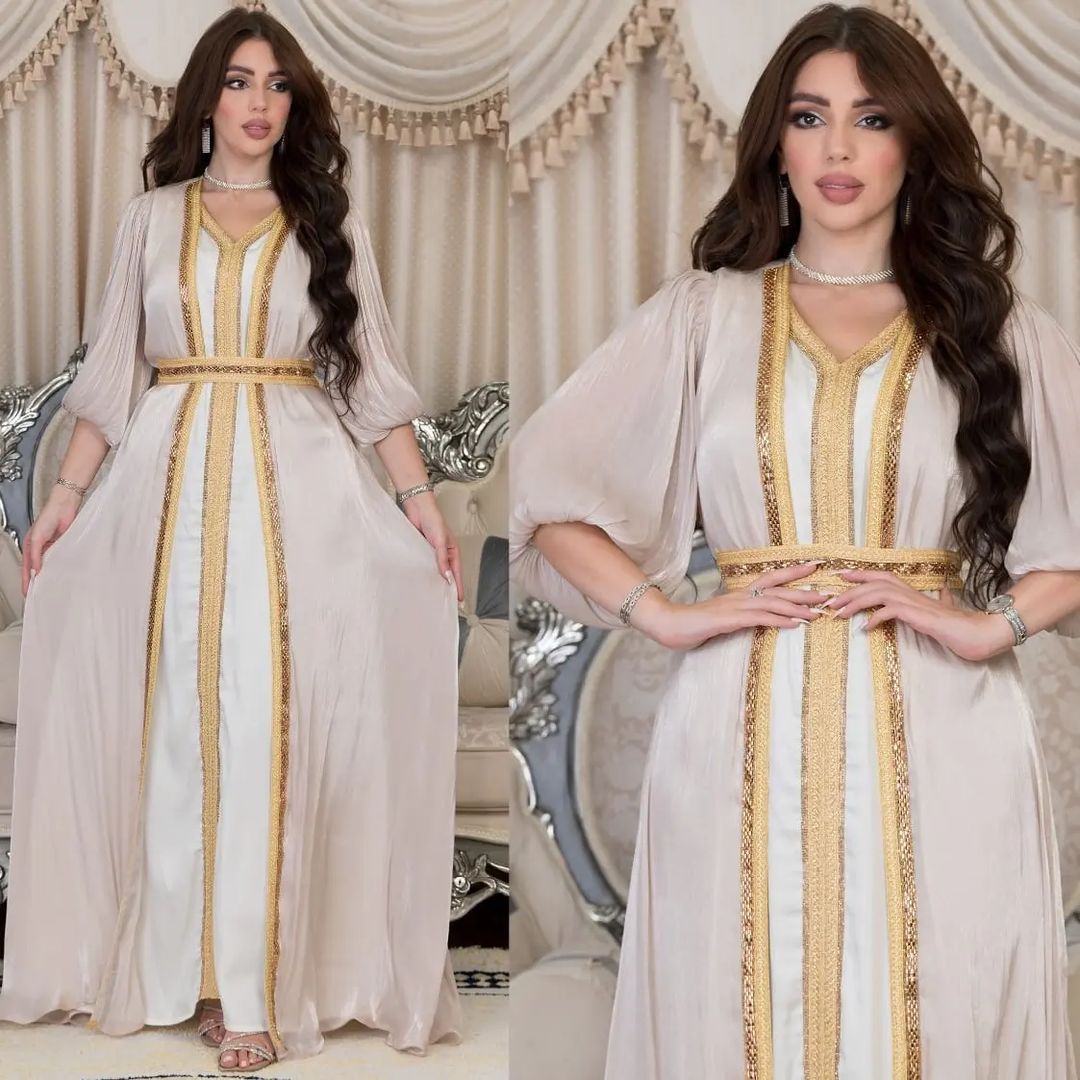 Bright Silk Satin Dress photo 1