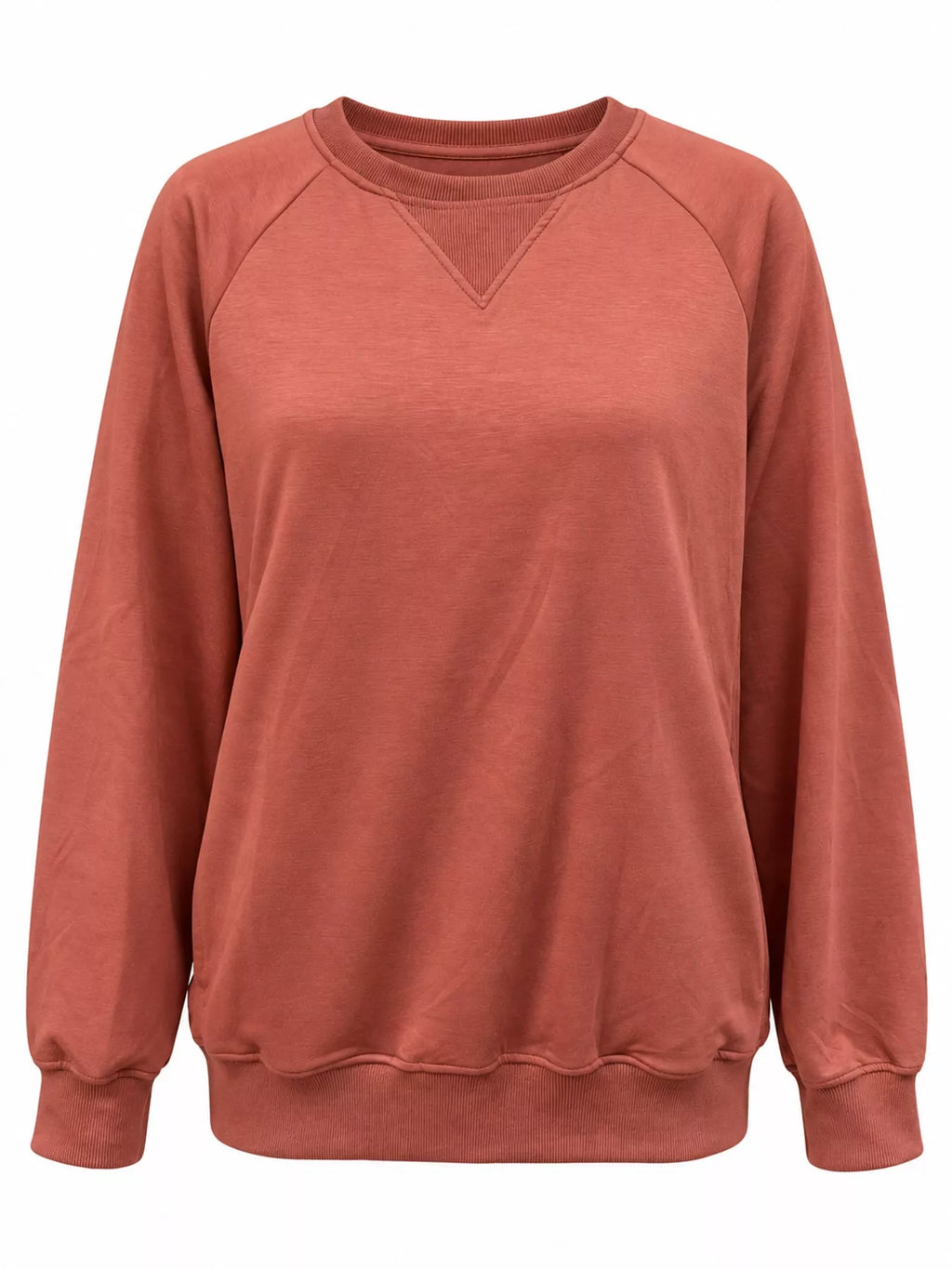 Crew Neck Raglan Sleeve Sweatshirt (14)