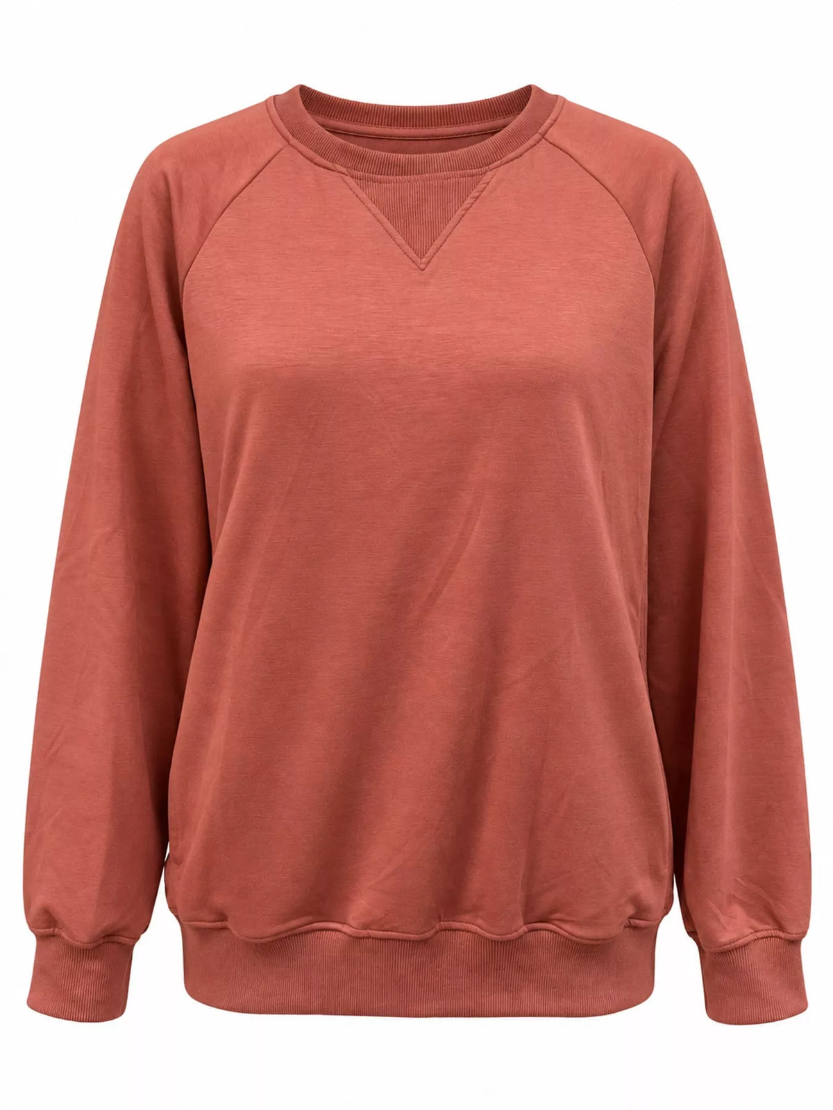 Crew Neck Raglan Sleeve Sweatshirt (14)