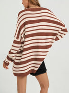 Striped Drop Shoulder Sweater (8)