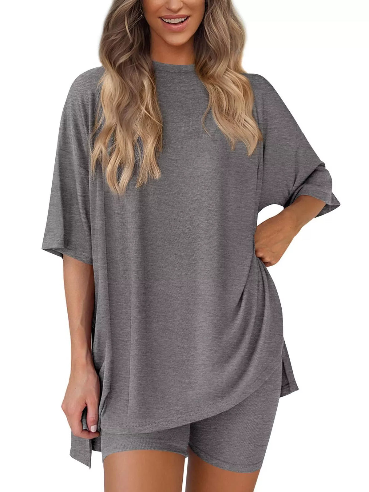 Full Round Neck Two-piece Set (7)