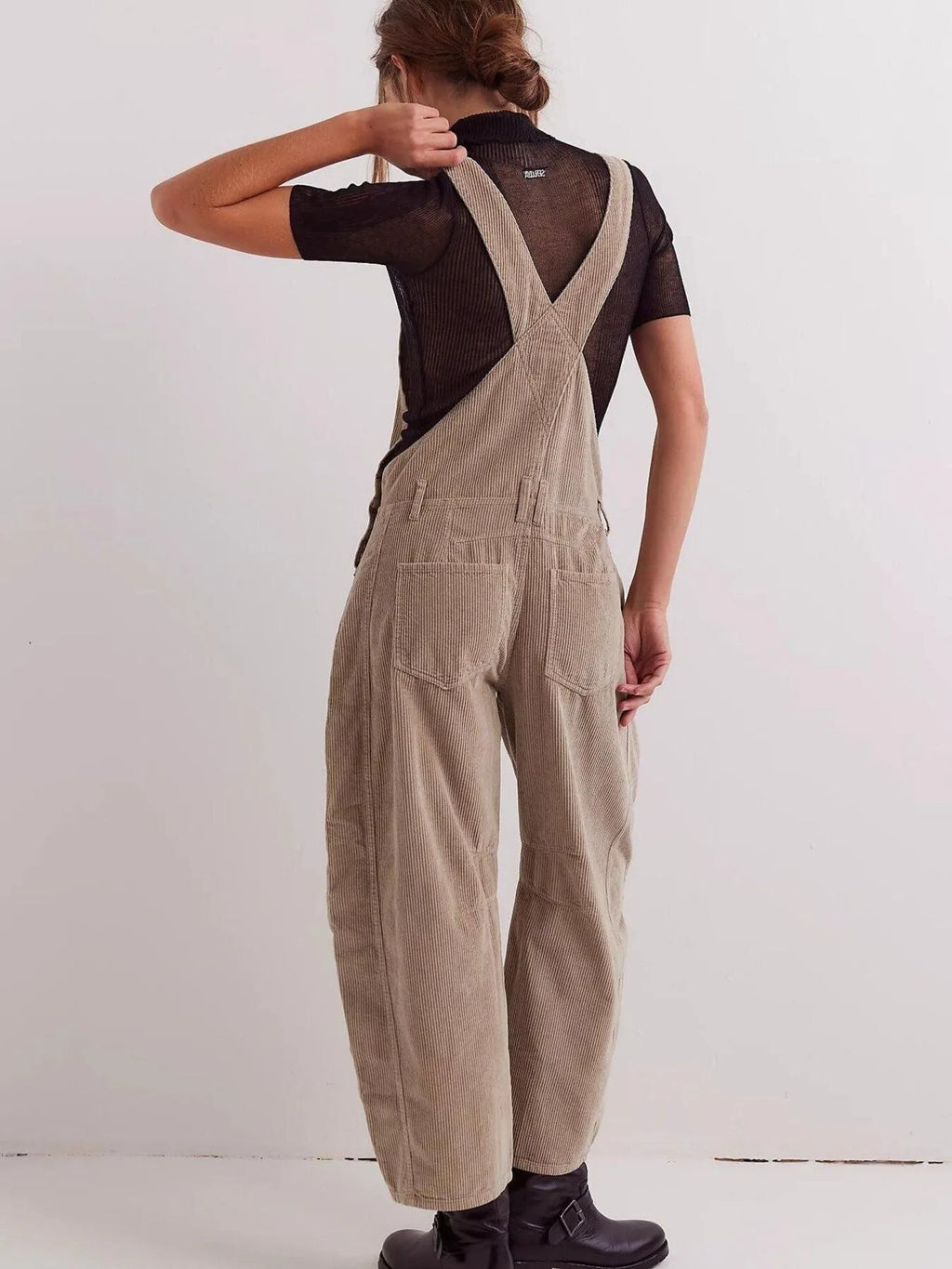 Corduroy Wide-leg Overall Adjustable Straps (13)