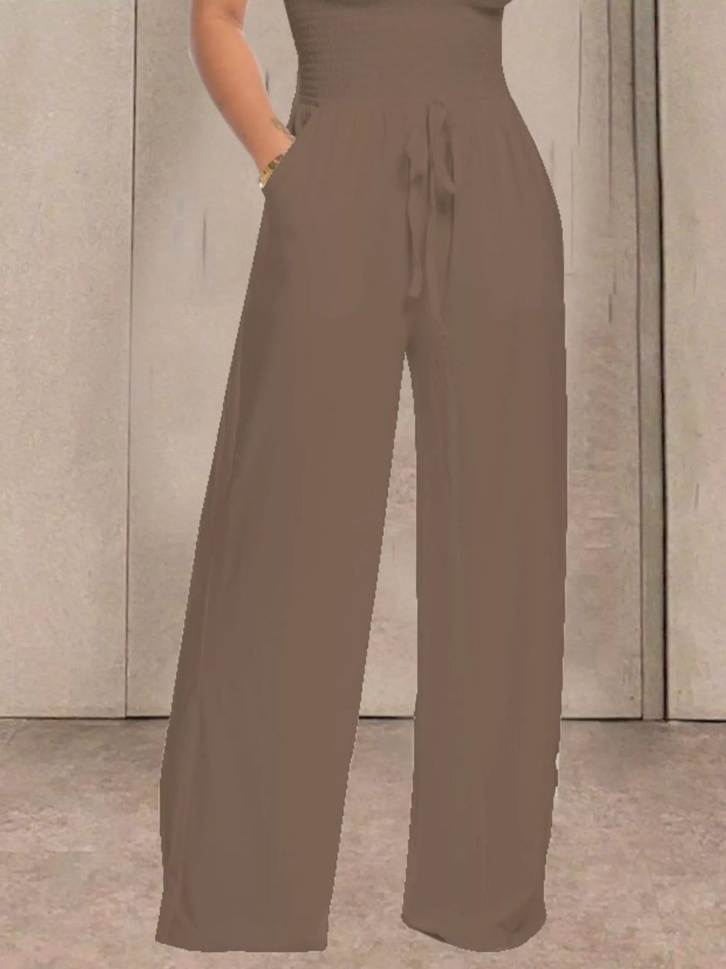 Strapless Smocked Wide-leg Jumpsuit (12)