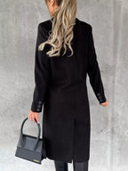 Double-breasted Longline Coat (14)