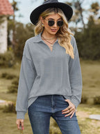Johnny Collar Long Sleeve Top (18)
