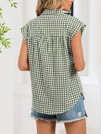 Gingham Button-down Shirt (24)