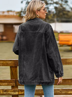 Button Up Long Sleeve Denim Jacket (7)