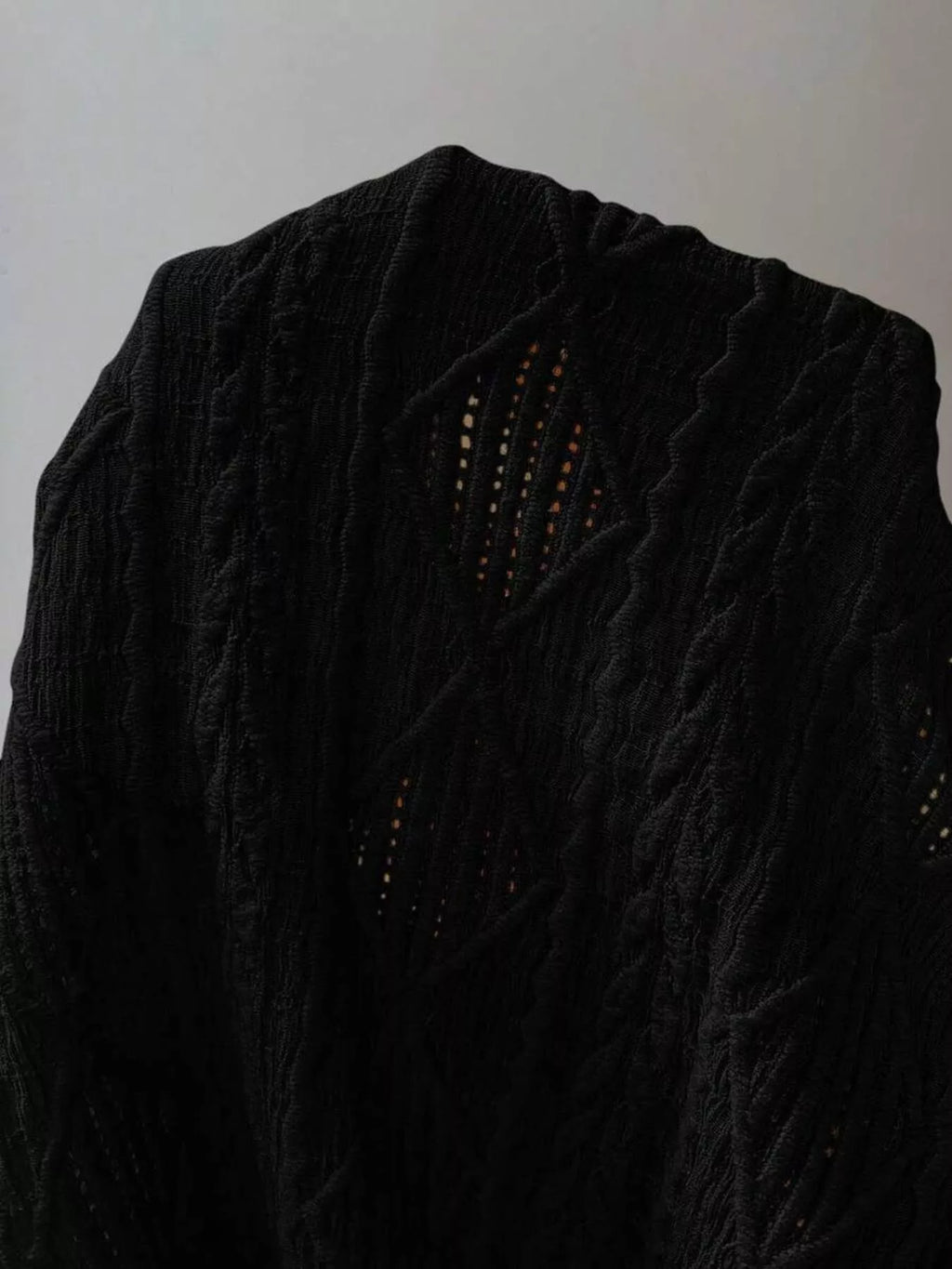 Diamond Pattern Round Neck Top (12)