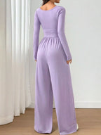 Ruched Square Neck Wide-leg Jumpsuit (24)