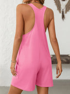 Pocketed Racerback Wide Strap Romper (20)