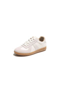 Lace Up Round Toe Flat Sneakers (4)