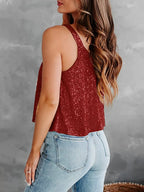 Sequin Scoop Neck Tank (11)