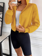 Zip Up Dropped Shoulder Hooded Jacket (24)