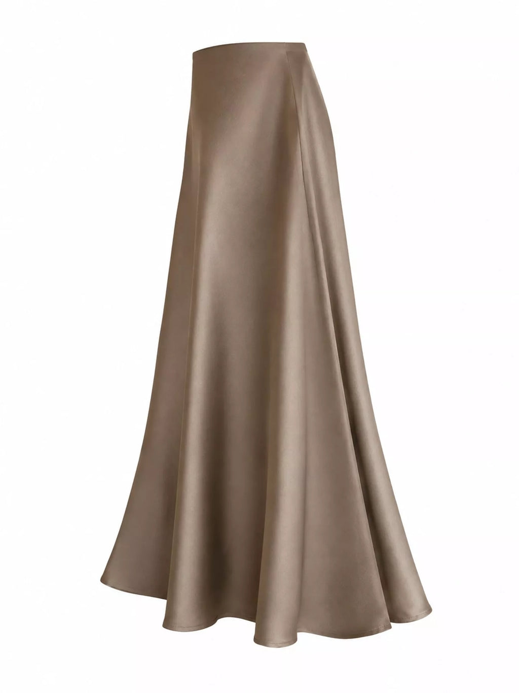 Full Size High-waisted Satin Midi Skirt Plus (10)