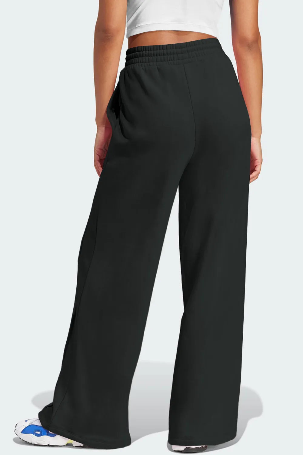 Drawstring Wide Leg Active Pants (5)